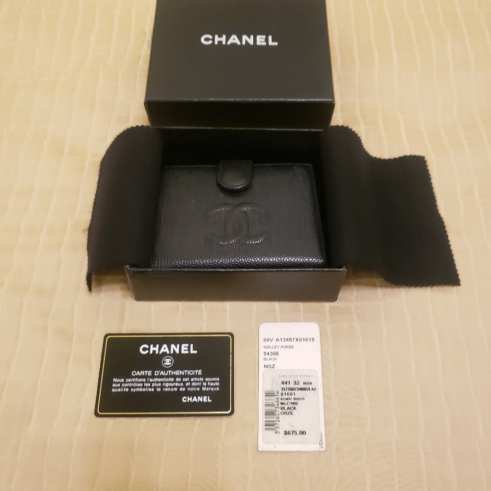 Chanel Black Wallet